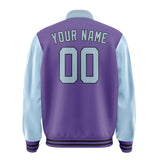Custom Light Purple Light Blue Jacket