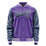 Custom Light Purple Blue Jacket JA2323102318B31810
