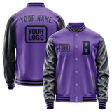 Custom Light Purple Navy Jacket