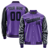 Custom Light Purple Navy Jacket