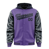 Custom Light Purple Navy Jacket
