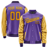 Custom Light Purple Yellow Jacket