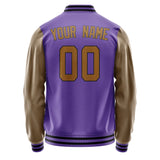 Custom Light Purple Khaki Jacket JA2323222317B31722