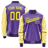 Custom Light Purple Light Yellow Jacket