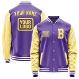 Custom Light Purple Light Yellow Jacket