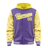 Custom Light Purple Light Yellow Jacket