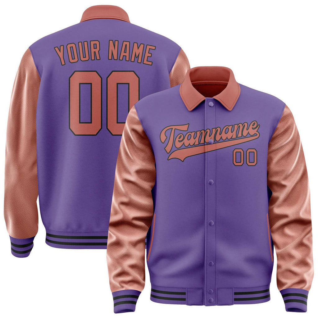 Custom Rose Jacket Custom Light Purple Copper Rose Jacket – Fanaticstyle