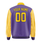 Custom Light Purple Gold Jacket