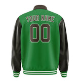 Custom Emerald Green Brown Jacket