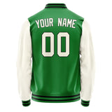 Custom Emerald Green Cream Jacket JA2424032417B31703