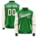 Custom Emerald Green Cream Jacket JA2424032417B31703