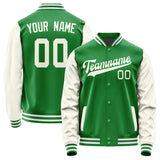 Custom Emerald Green Cream Jacket