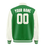 Custom Emerald Green Cream Jacket