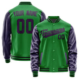 Custom Emerald Green Purple Jacket