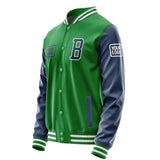 Custom Emerald Green Blue Jacket JA242410241818101018