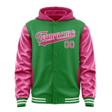 Custom Emerald Green Pink Jacket