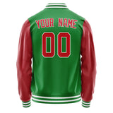 Custom Emerald Green Red Jacket JA2424142418B31814