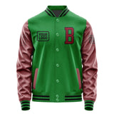 Custom Emerald Green Crimson Red Jacket JA242415241717151517