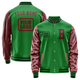 Custom Emerald Green Crimson Red Jacket