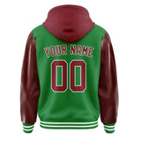 Custom Emerald Green Crimson Red Jacket