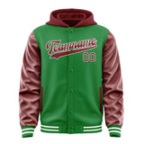 Custom Emerald Green Crimson Red Jacket