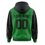 Custom Emerald Green Black Jacket