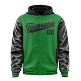Custom Emerald Green Black Jacket