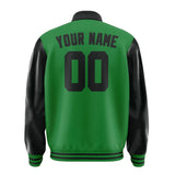 Custom Emerald Green Black Jacket