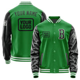 Custom Emerald Green Black Jacket