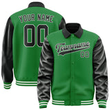 Custom Emerald Green Black Jacket