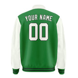 Custom Emerald Green White Jacket