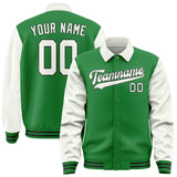 Custom Emerald Green White Jacket