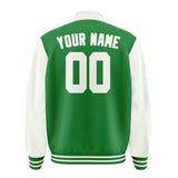 Custom Emerald Green White Jacket