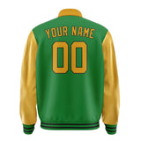 Custom Emerald Green Yellow Jacket