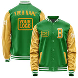 Custom Emerald Green Yellow Jacket