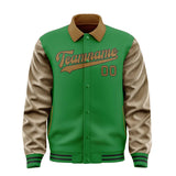 Custom Emerald Green Khaki Jacket