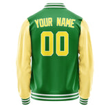 Custom Emerald Green Light Yellow Jacket JA2424262418B31826