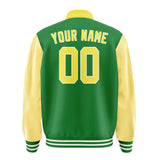 Custom Emerald Green Light Yellow Jacket