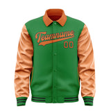 Custom Emerald Green Orange Jacket