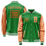 Custom Emerald Green Orange Jacket