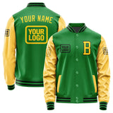 Custom Emerald Green Gold Jacket