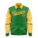 Custom Emerald Green Gold Jacket
