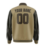 Custom Light Khaki Brown Jacket