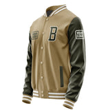 Custom Light Khaki Olive Jacket JA252502251818020218