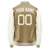 Custom Light Khaki Cream Jacket JA2525032518B21803