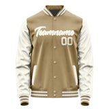 Custom Light Khaki Cream Jacket JA2525032518B21803