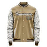 Custom Light Khaki Gray Jacket JA2525042517B21704