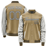 Custom Light Khaki Gray Jacket
