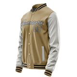 Custom Light Khaki Gray Jacket JA2525042517B21704