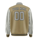 Custom Light Khaki Gray Jacket